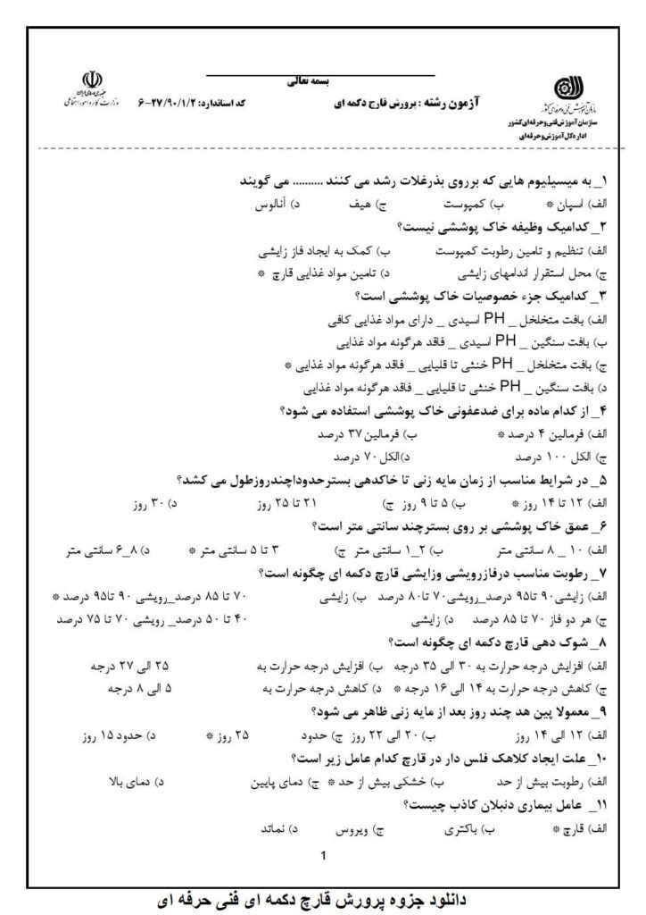 قارچ دکمه ای