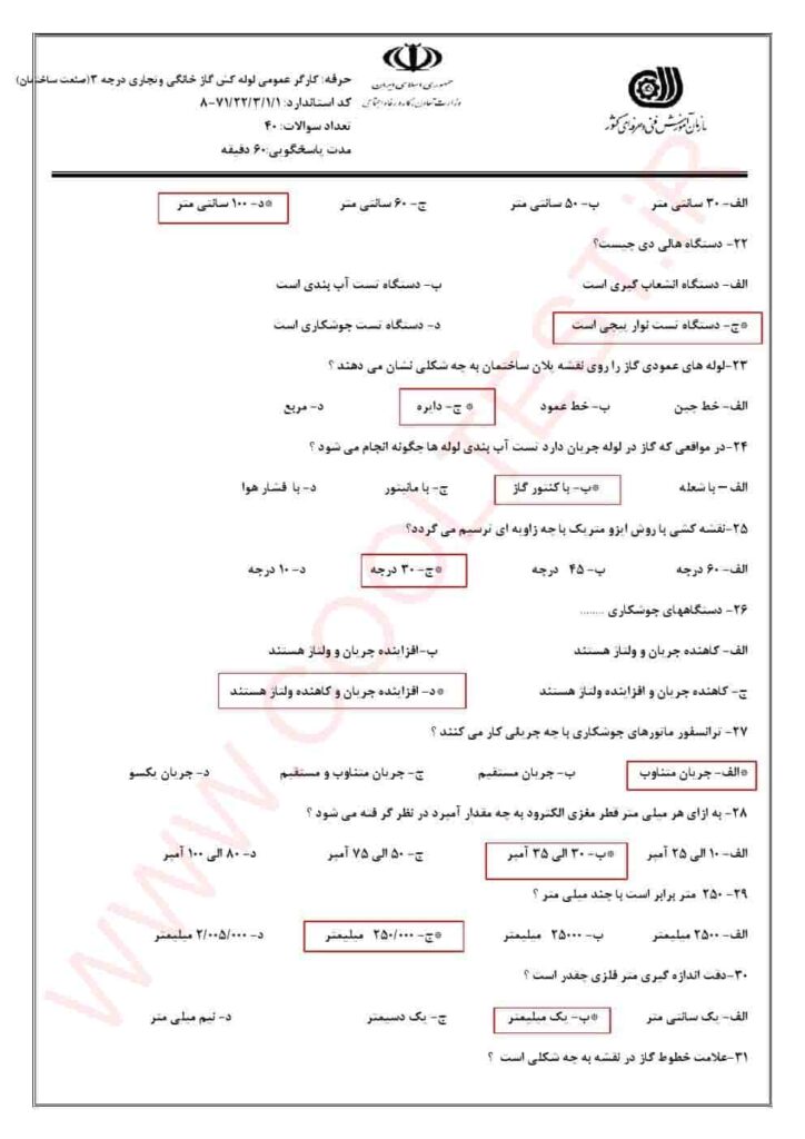 لوله کشی گاز خانگی و تجاری